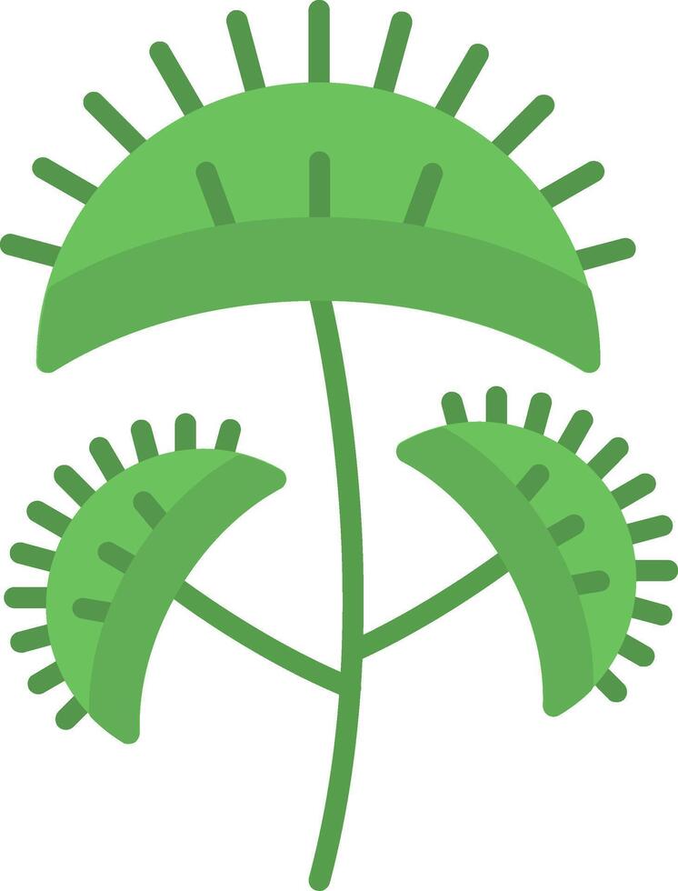 Venus Flytrap Flat Icon vector