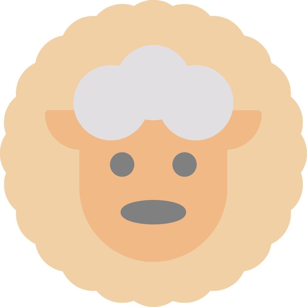 Sheep Flat Icon vector