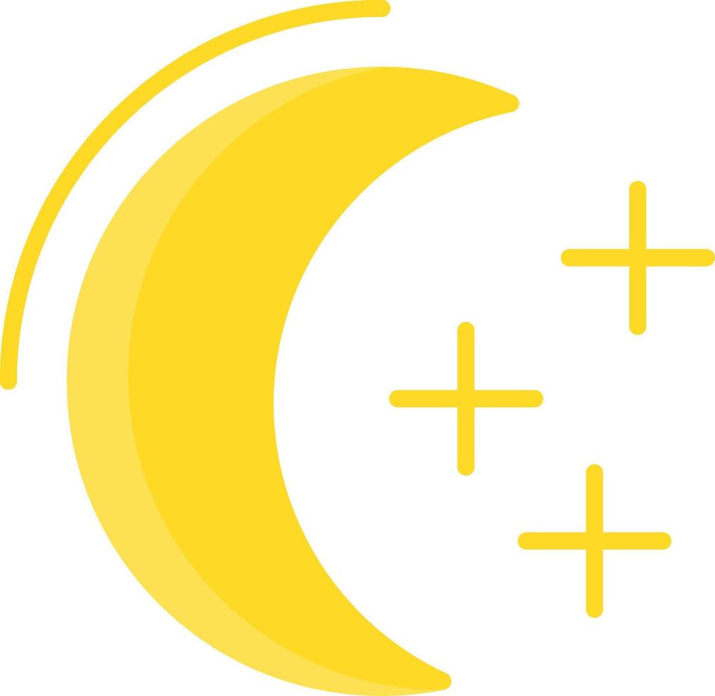 Moon Flat Icon vector