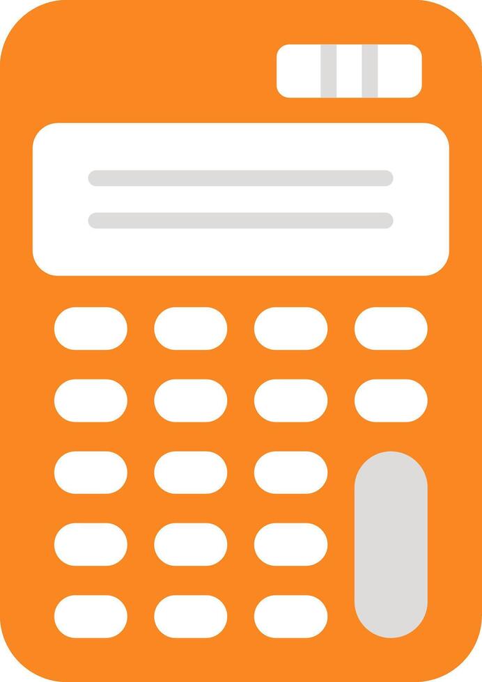 Scientific Calculator Flat Icon vector