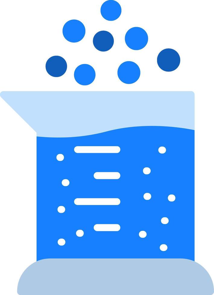 Beaker Flat Icon vector