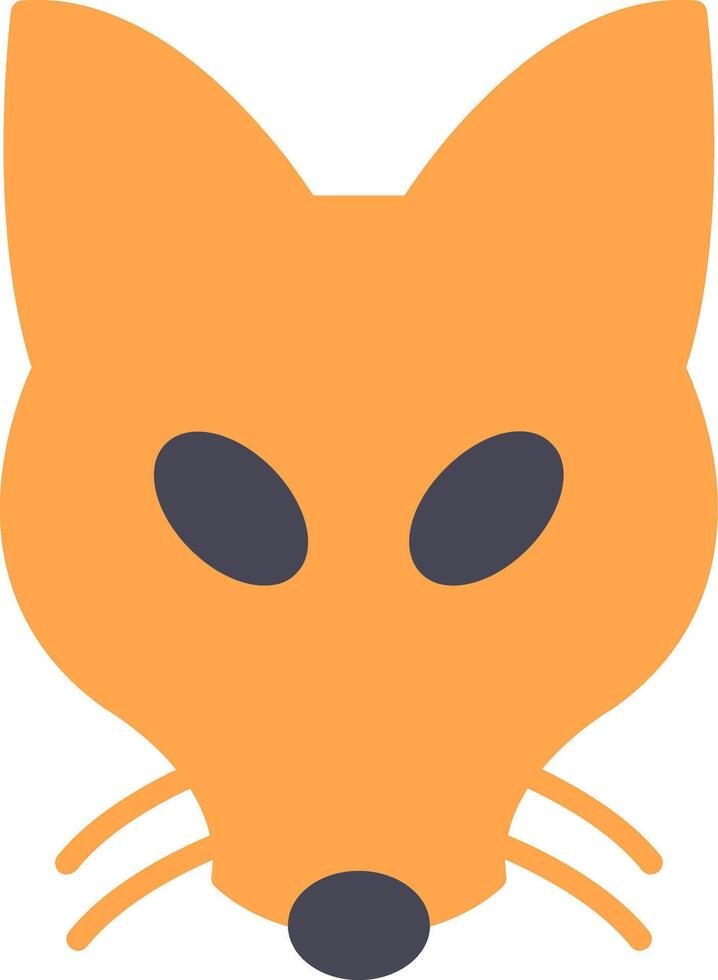 Fox Flat Icon vector
