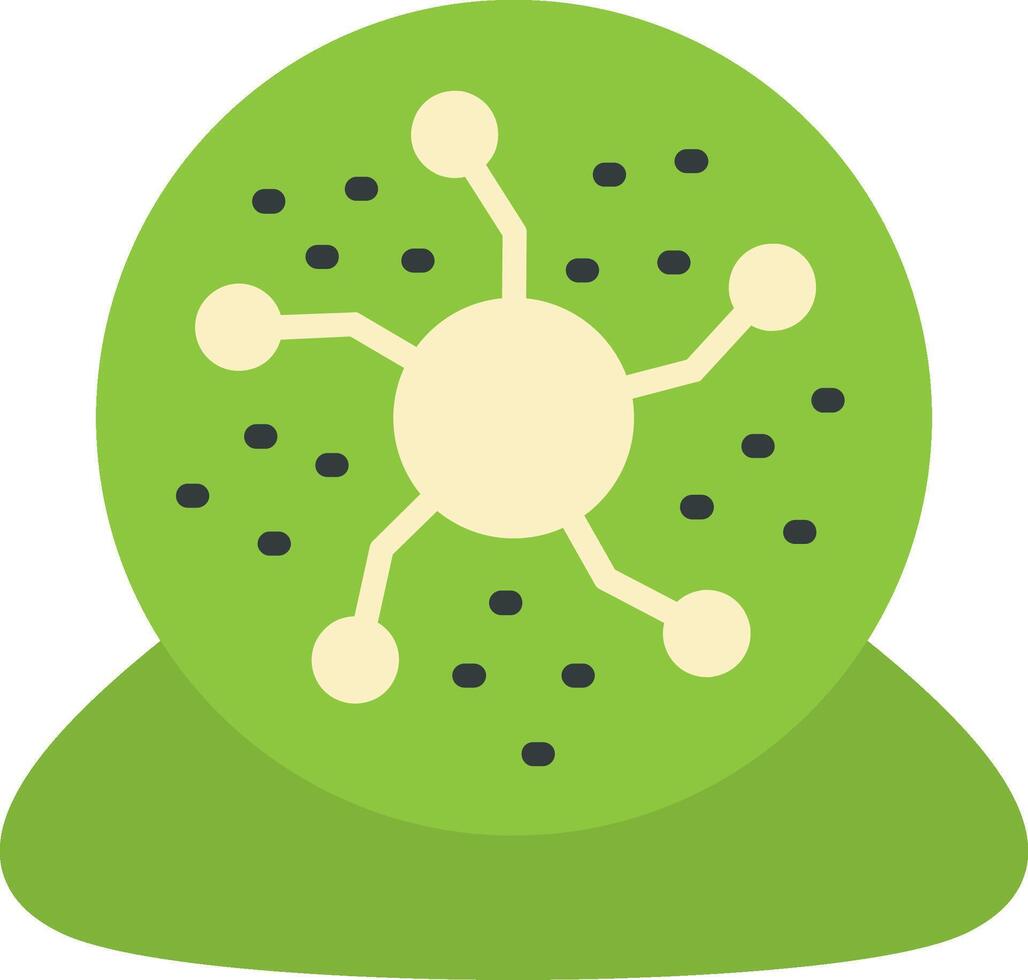 Plasma Ball Flat Icon vector