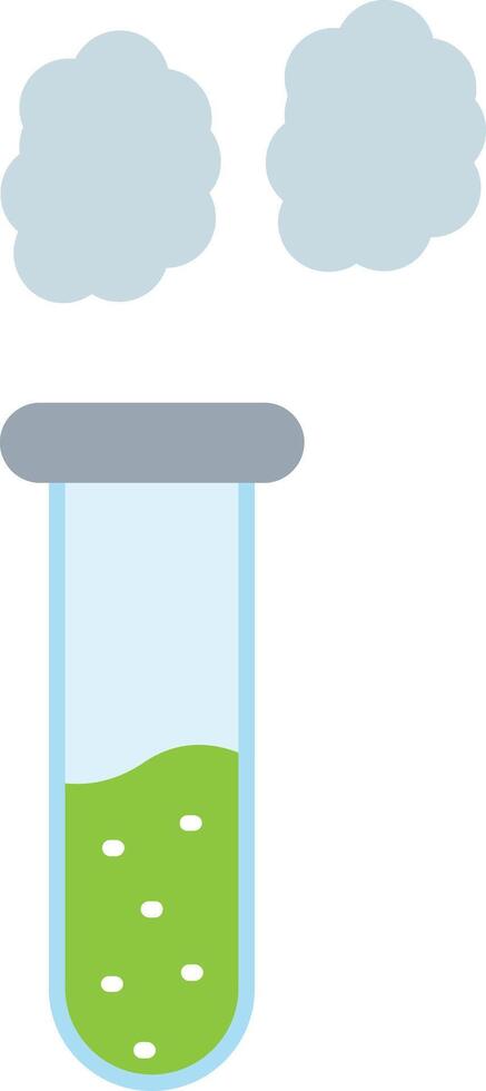 Test Tube Flat Icon vector