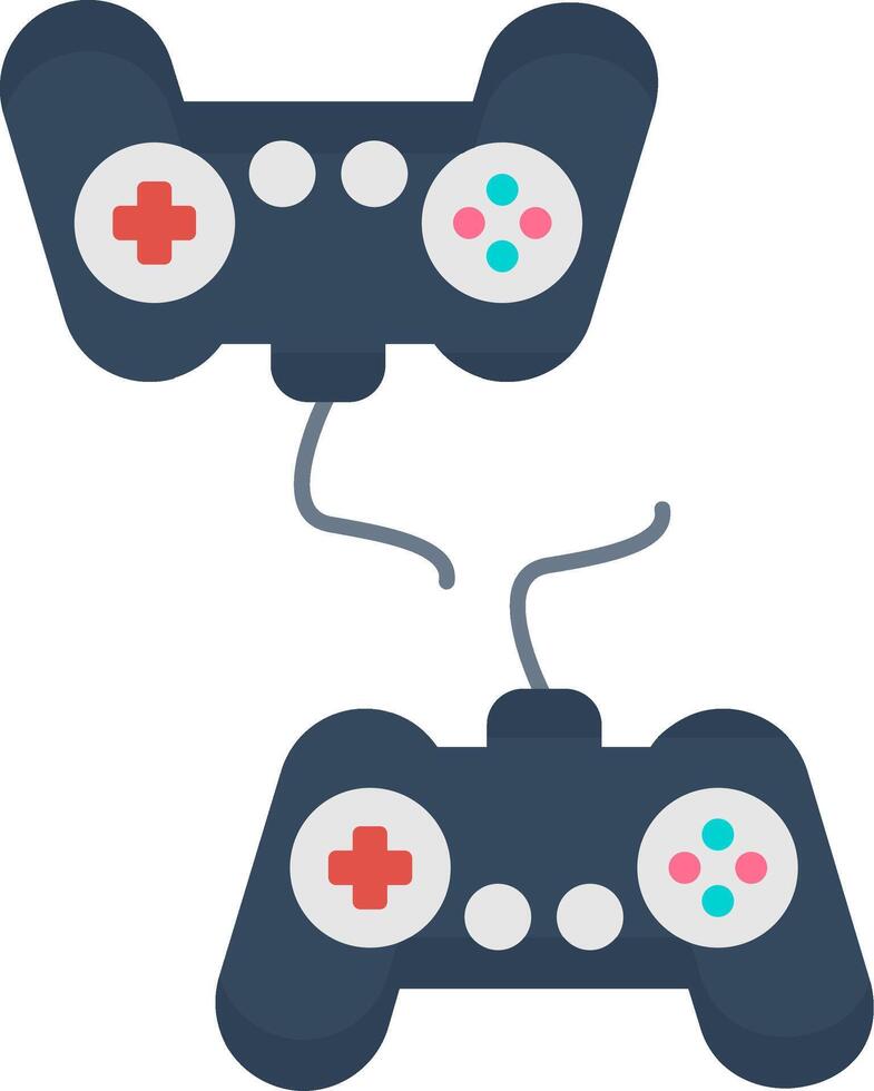 Player Versus Player Flat Icon vector