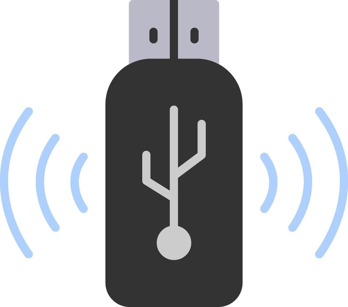 Usb Flat Icon vector