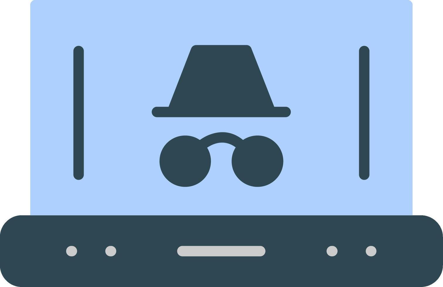 Spy Flat Icon vector