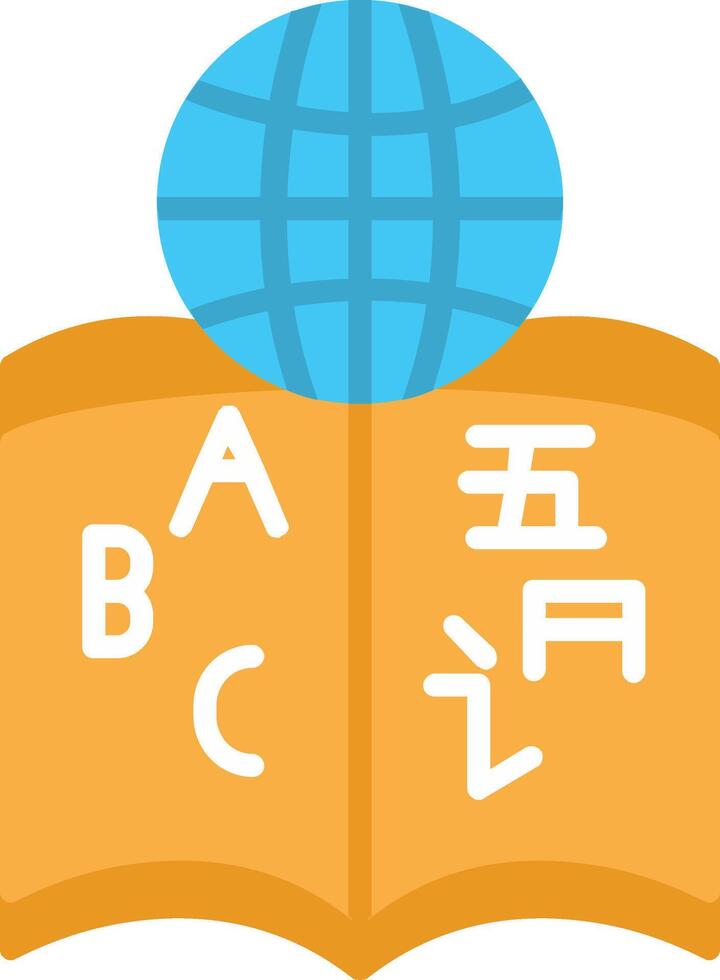 Linguistics Flat Icon vector