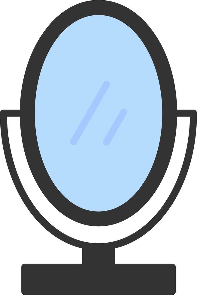 Mirror Flat Icon vector