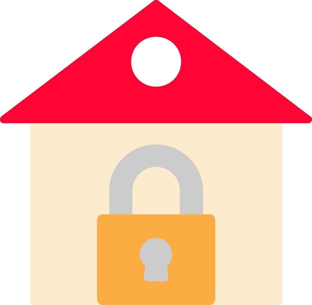 House Available Flat Icon vector