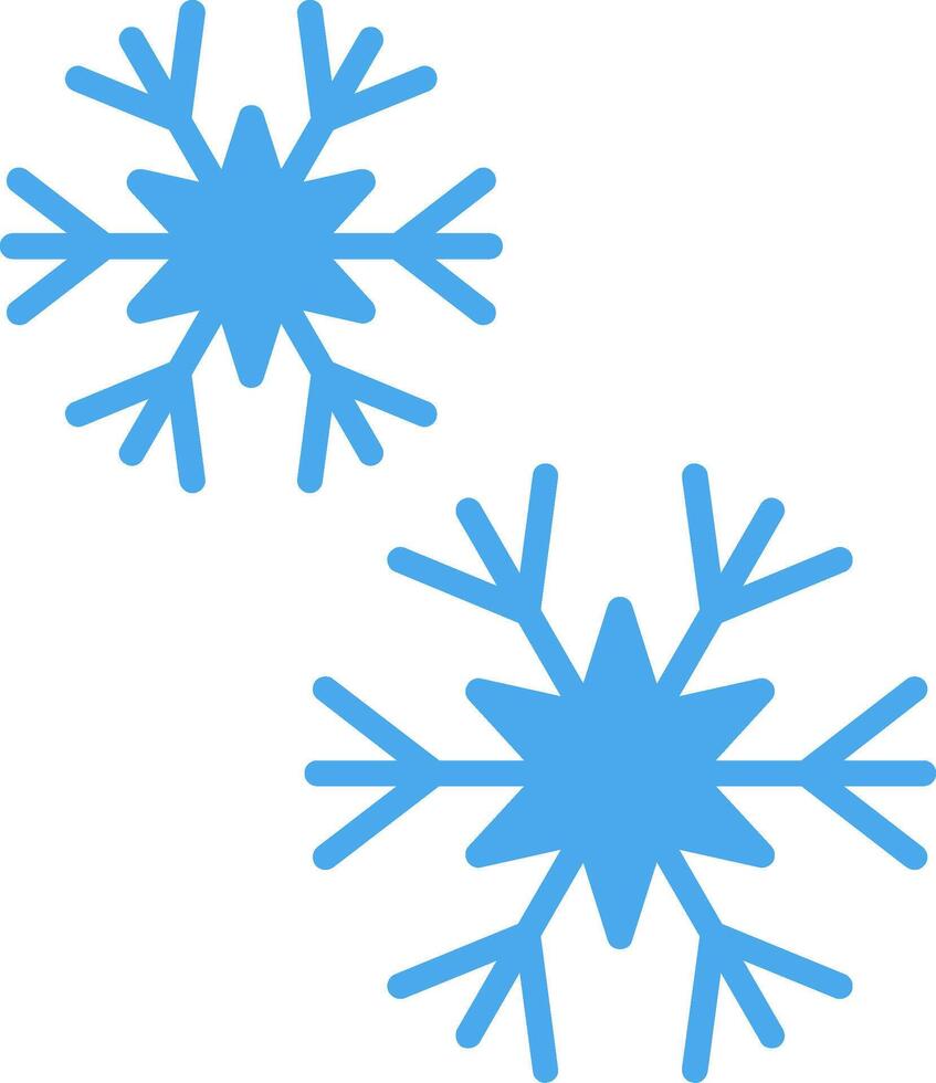 Snowflakes Flat Icon vector