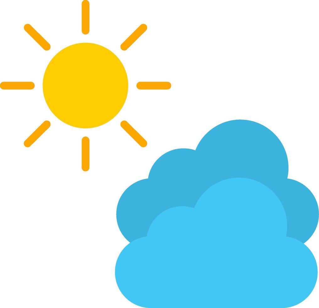 Clouds Flat Icon vector