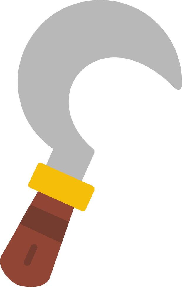 Sickle Flat Icon vector