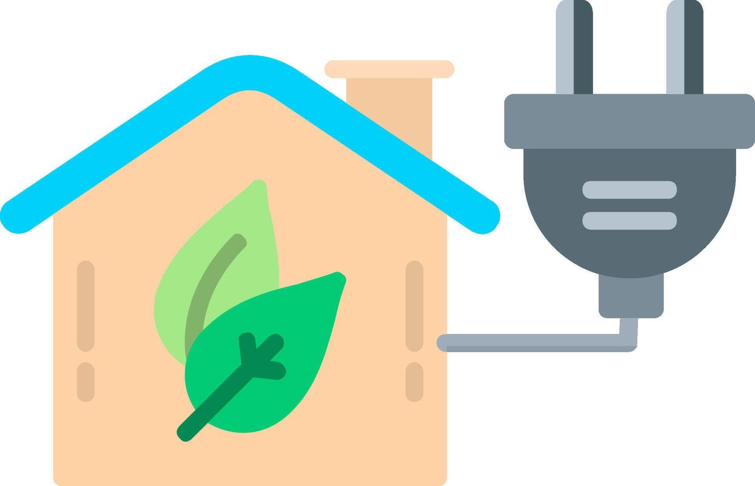 Energy Efficiency Flat Icon vector