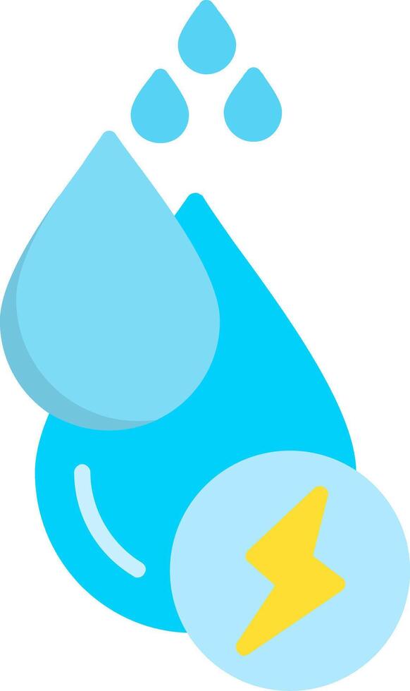 Water Energy Flat Icon vector