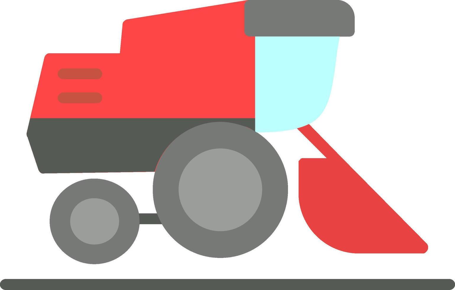 Harvester Flat Icon vector