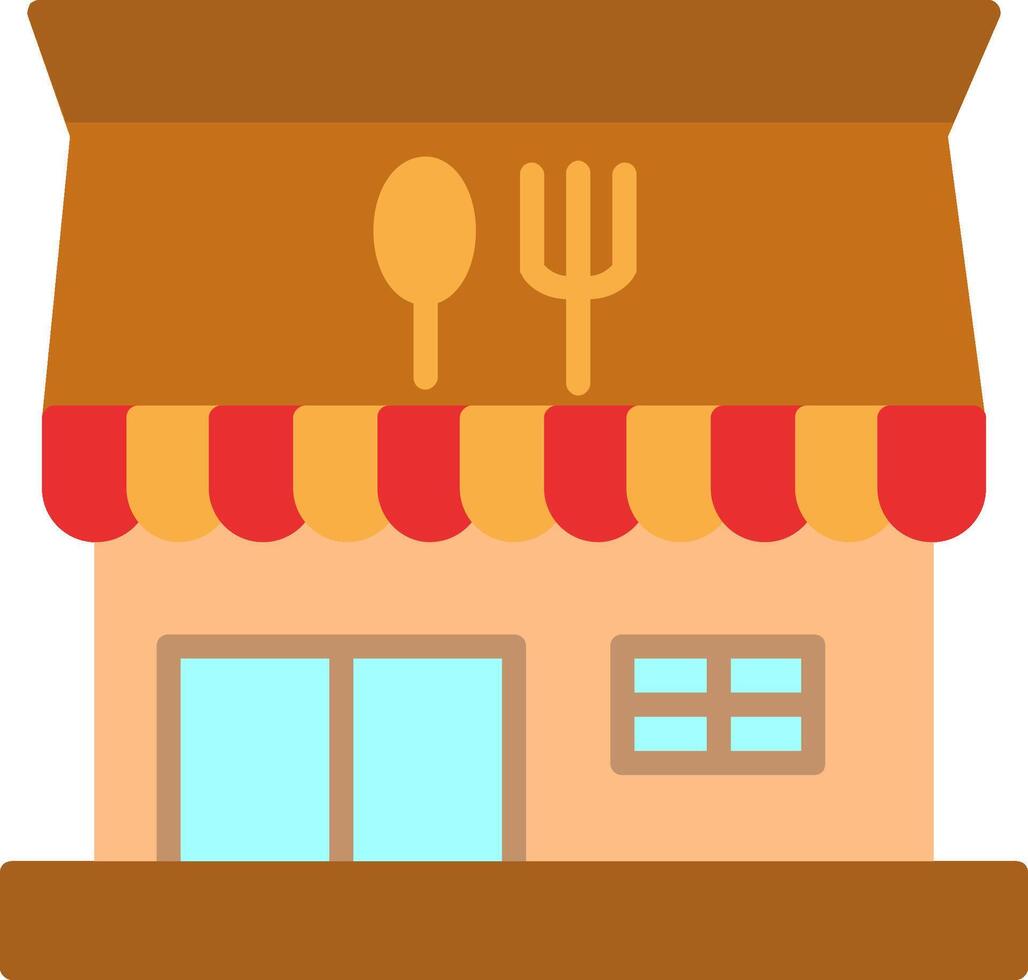 Restaurant Flat Icon vector