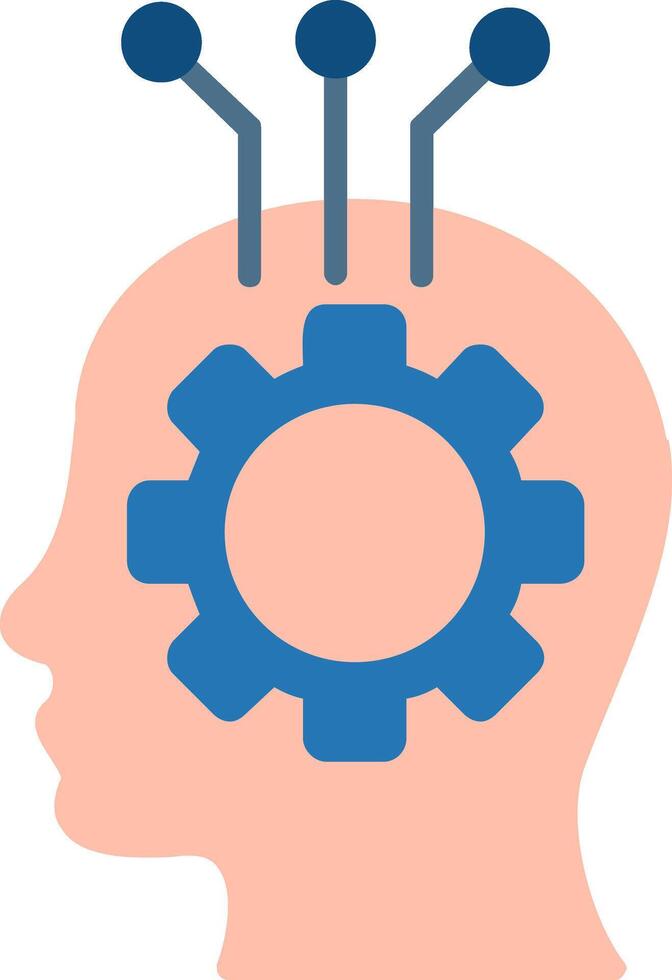 Personal Solution Flat Icon vector