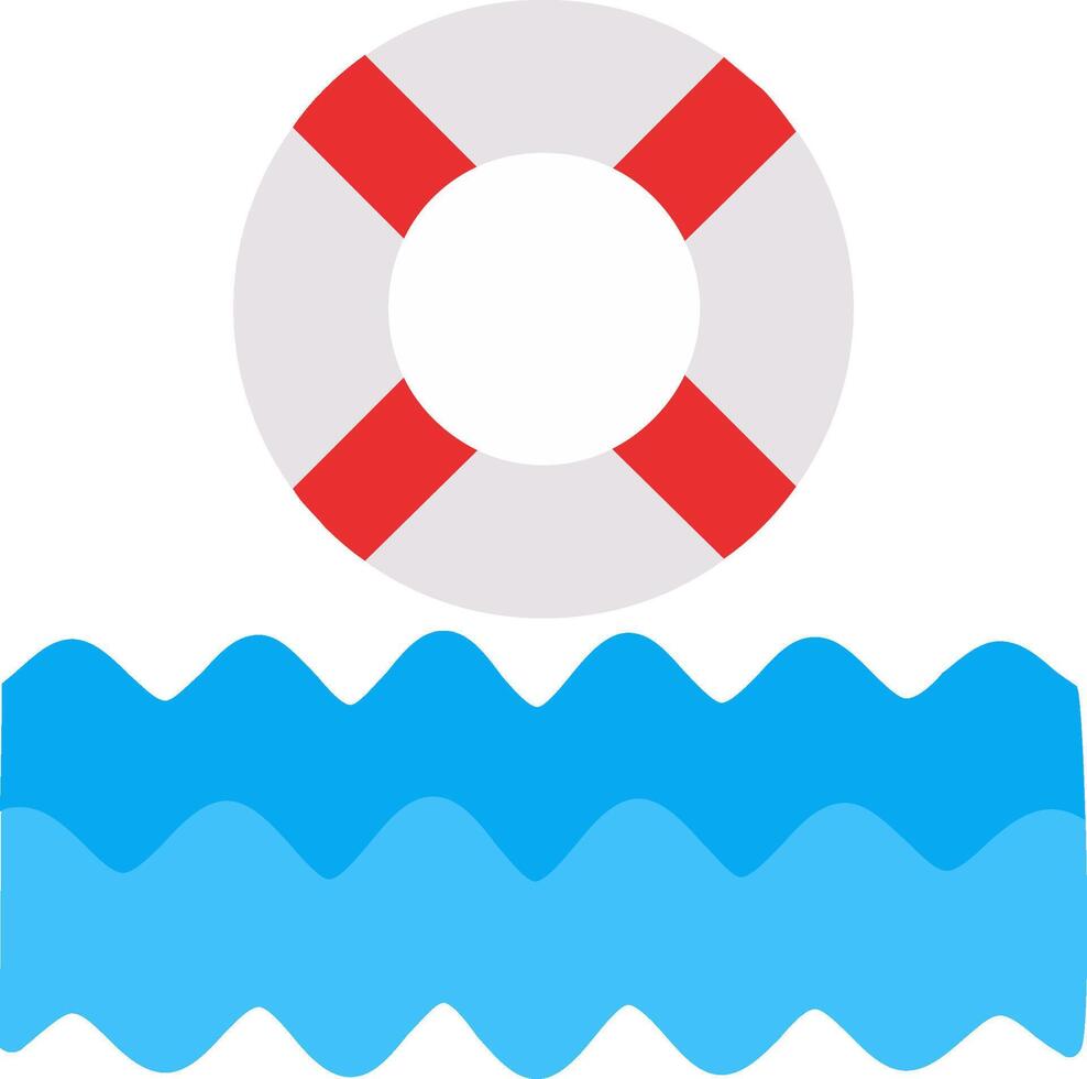 Life Saver Flat Icon vector