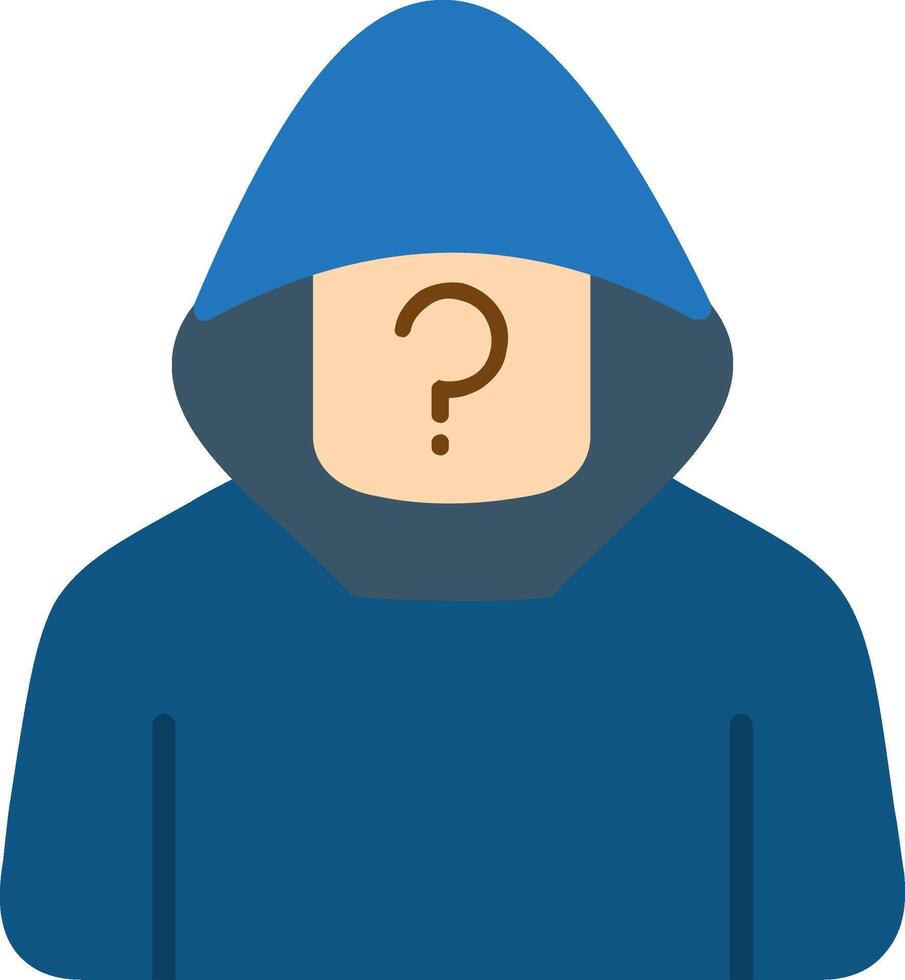 Anonymity Flat Icon vector