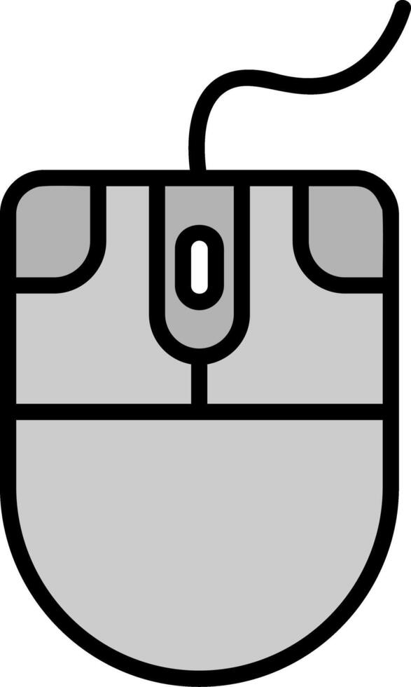 Mouse Line Filled Icon vector