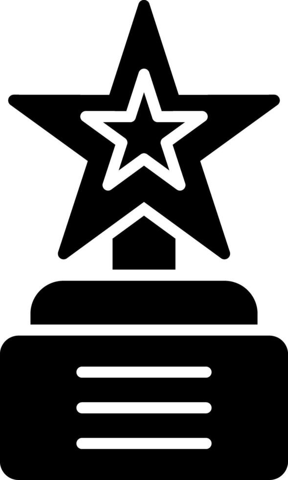 Reward Glyph Icon vector