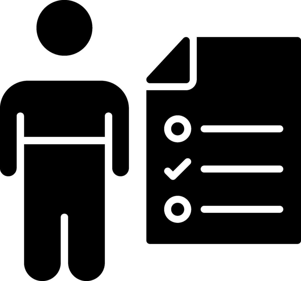 Responsibilaty Glyph Icon vector