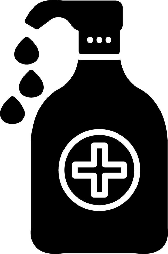 Liquid Glyph Icon vector