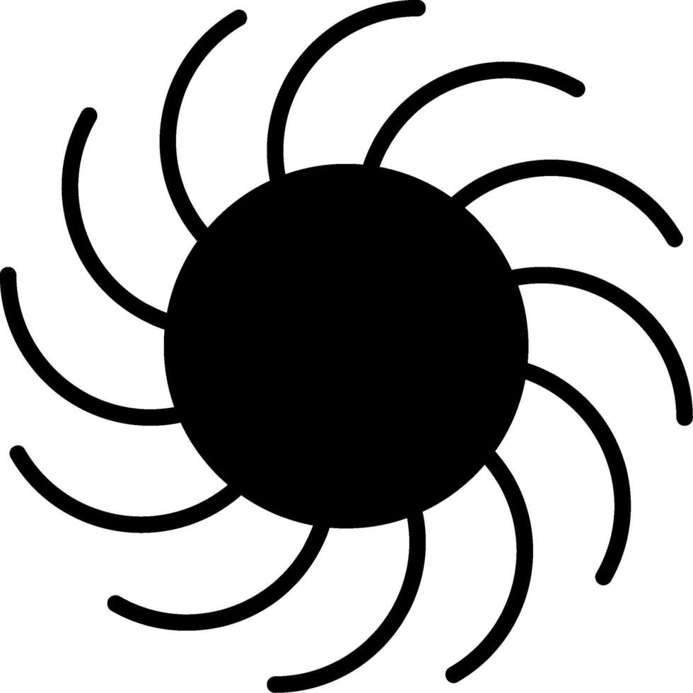 Nebula Glyph Icon vector