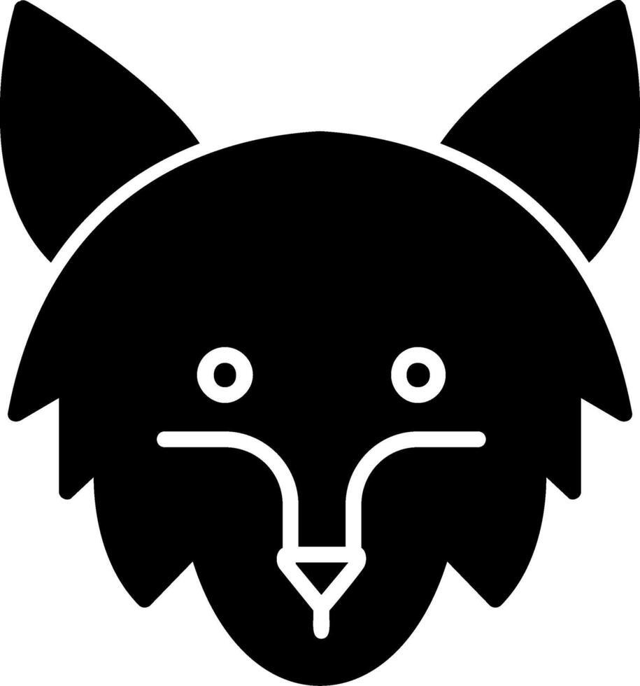 Rare Animals Glyph Icon vector