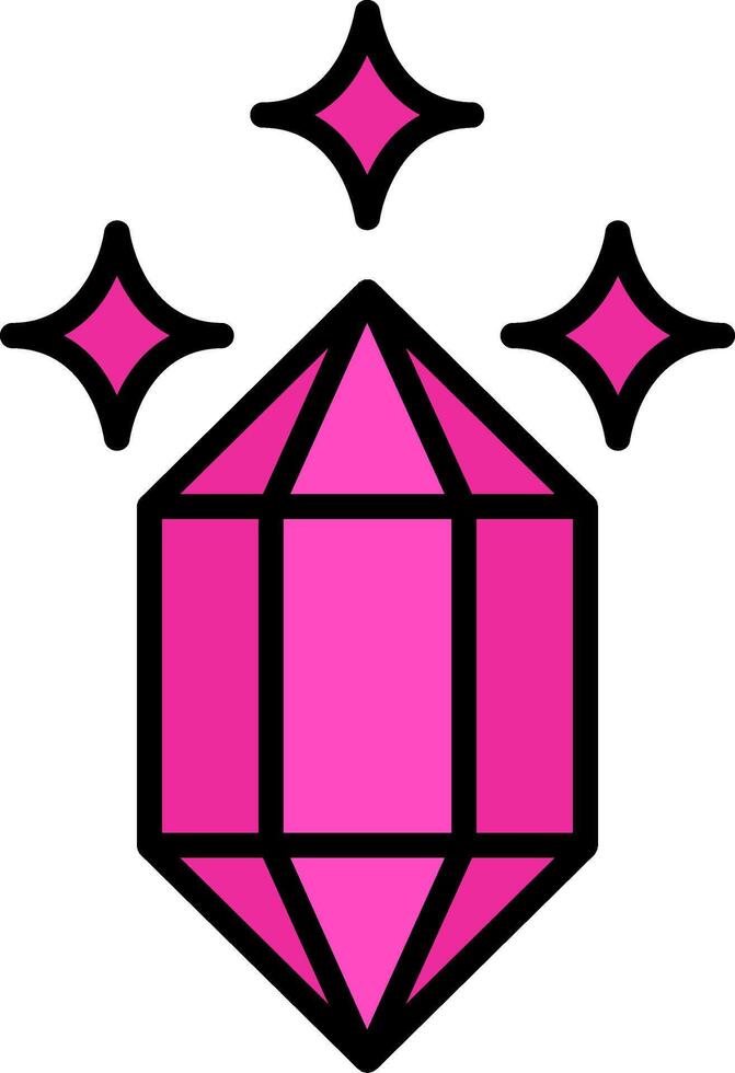 Quartz Line Filled Icon vector