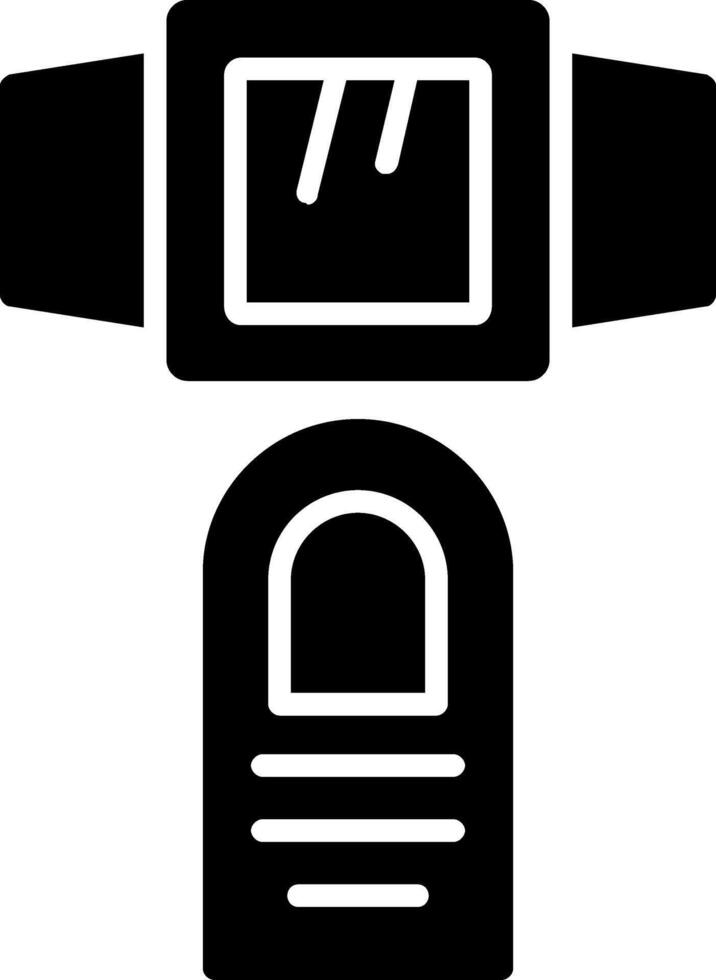 Smartwatch Glyph Icon vector