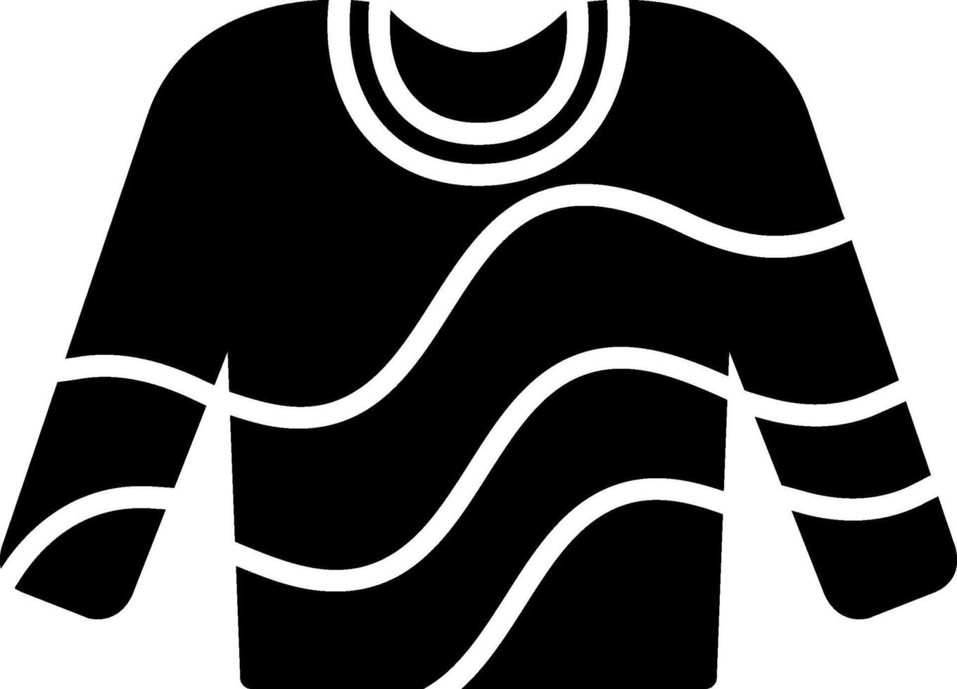 Jumper Glyph Icon vector