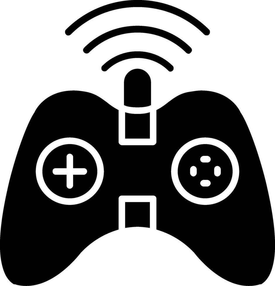 Gaming Glyph Icon vector