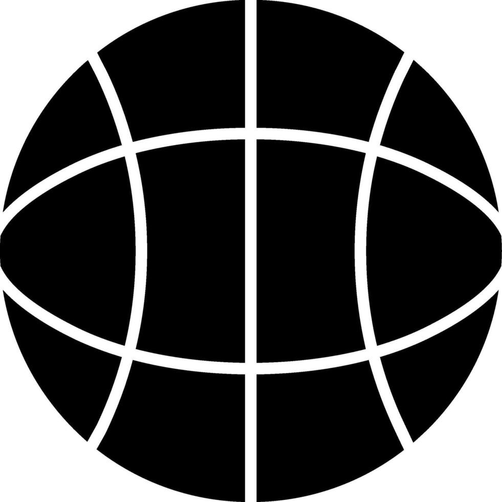 icono de glifo de globo vector