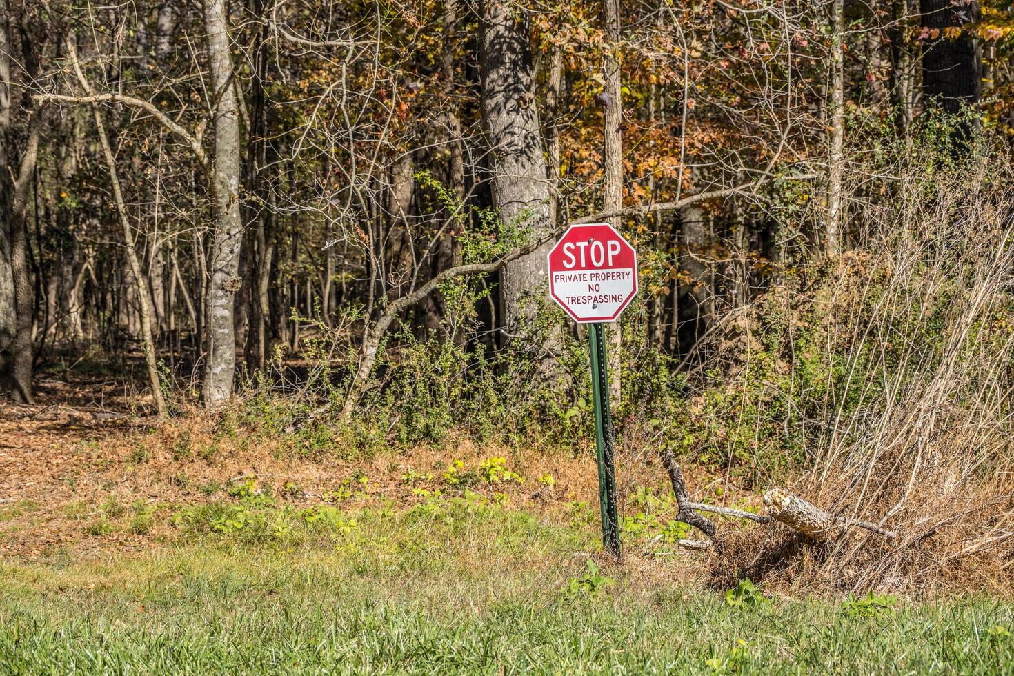 Private property signage photo