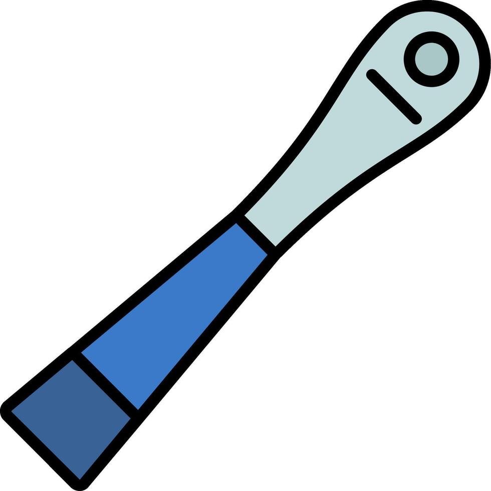 Ratchet Line Filled Icon vector