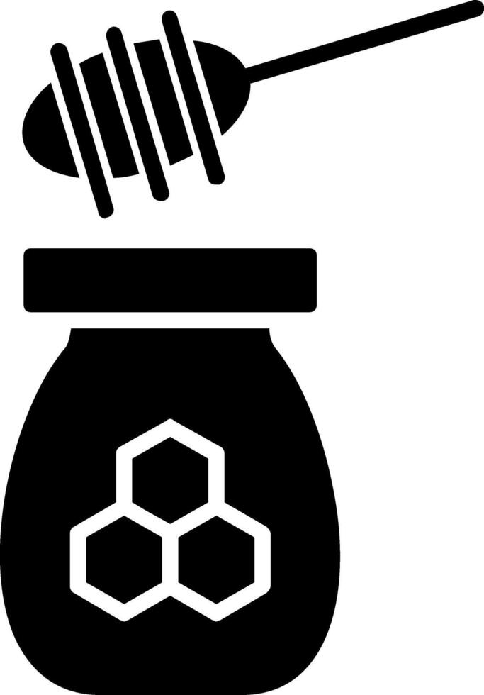 Honey Glyph Icon vector