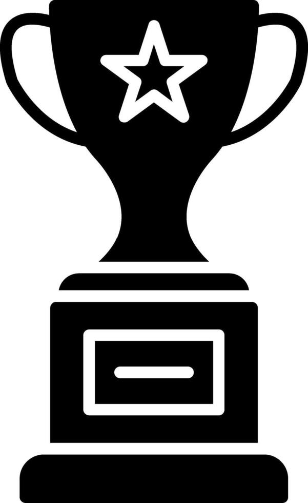 Award Glyph Icon vector