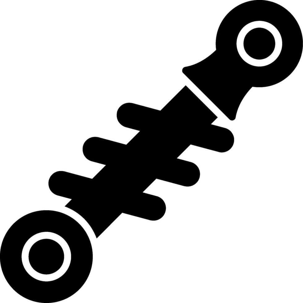 Shock Absorber Glyph Icon vector