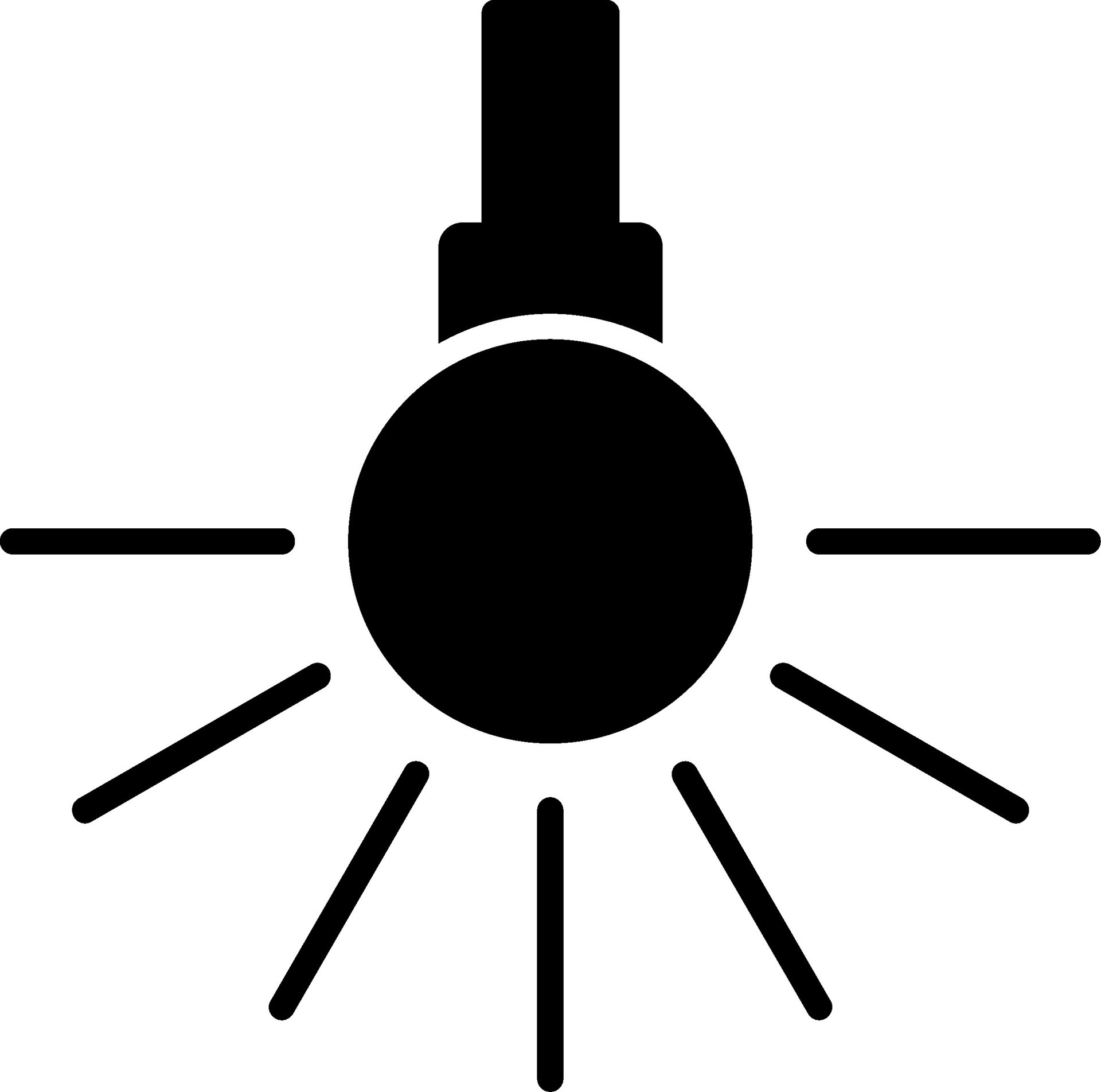 Headlight Glyph Icon 43310511 Vector Art at Vecteezy
