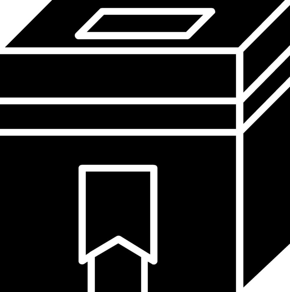 Kaaba Glyph Icon vector