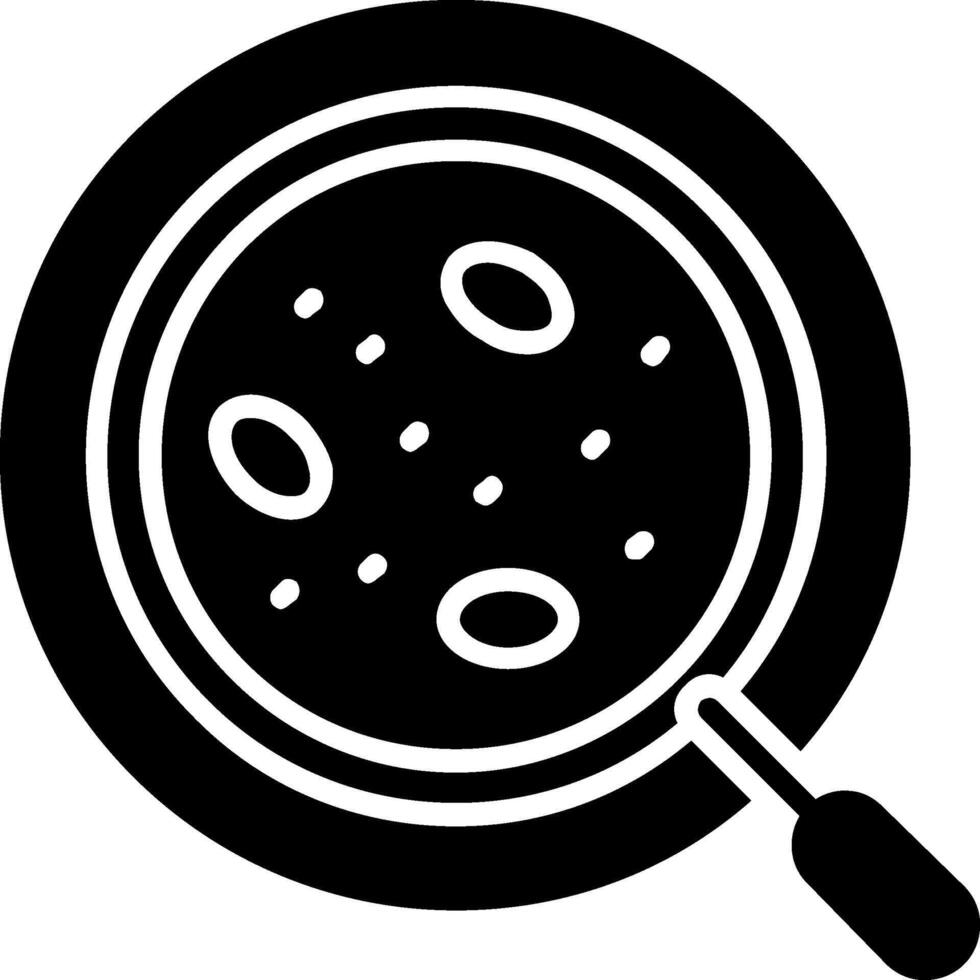 Research Glyph Icon vector