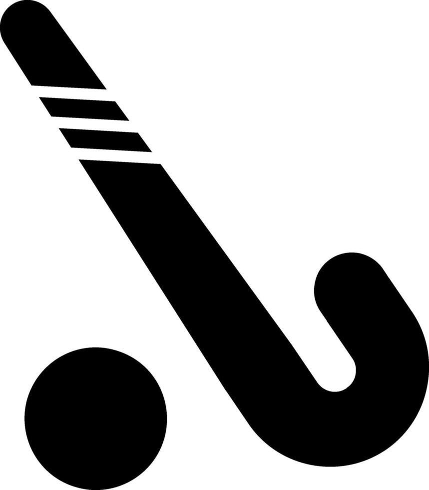 Hockey Glyph Icon vector