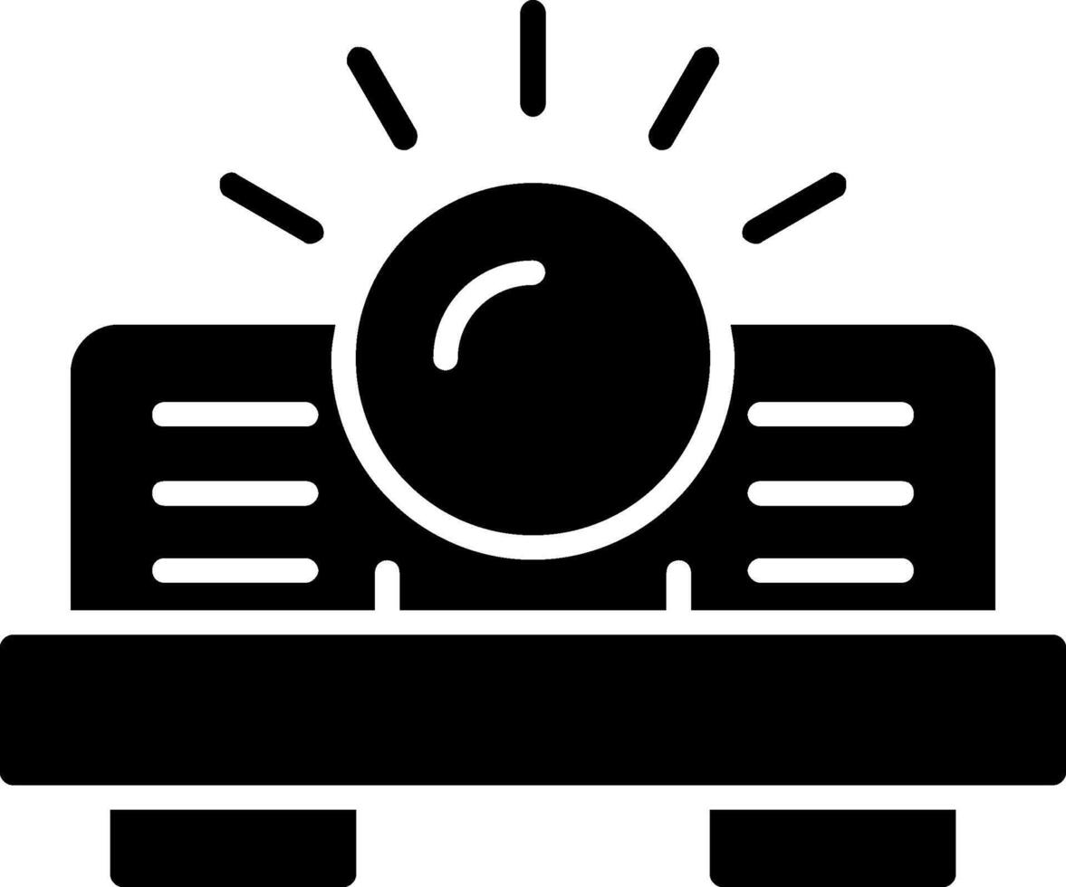 Projector Glyph Icon vector