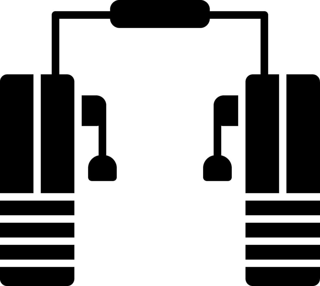 cable Transversal glifo icono vector