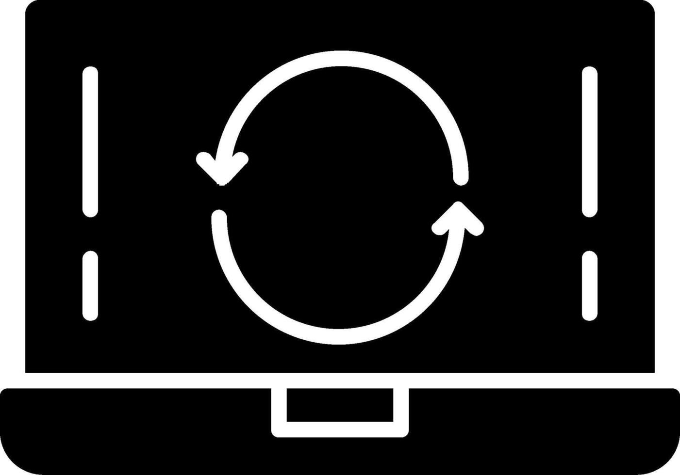 Reload Glyph Icon vector