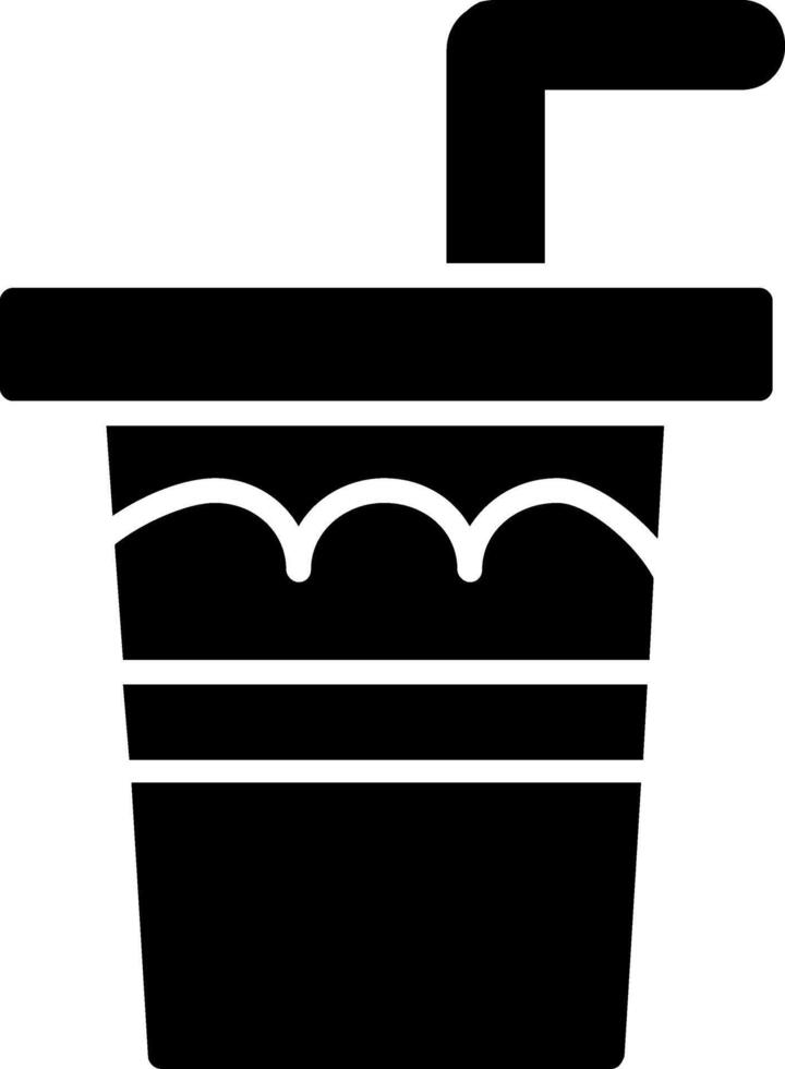 Soda Drink Glyph Icon vector
