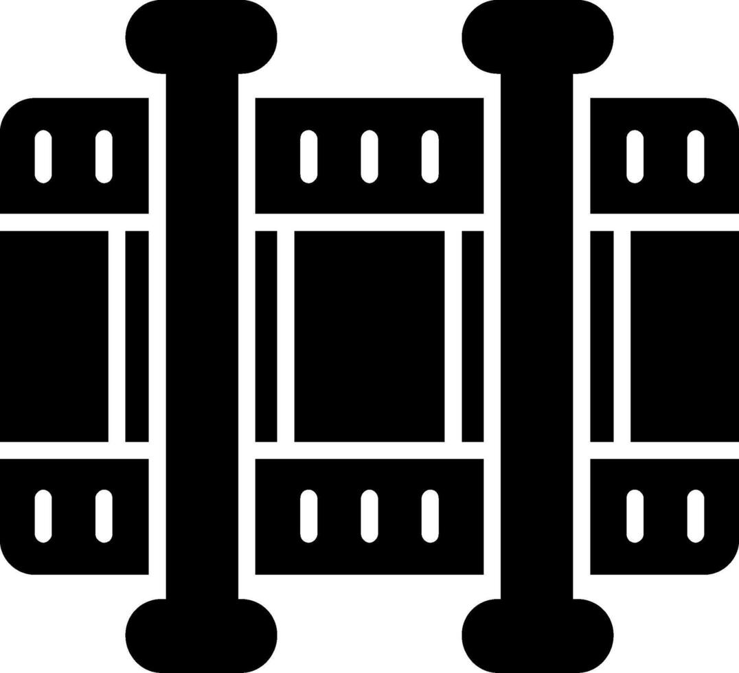 Scrolling Glyph Icon vector
