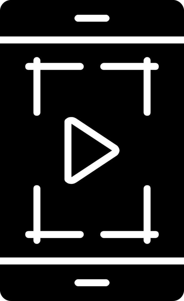 Screenshot Glyph Icon vector